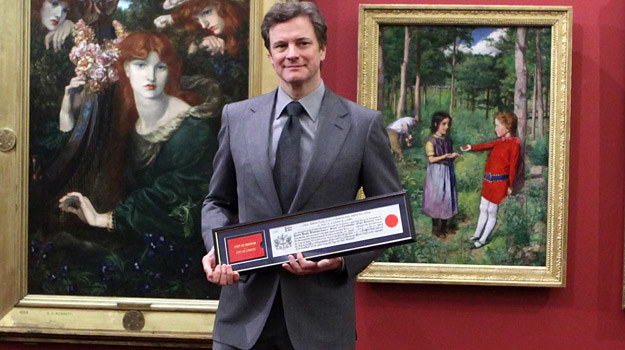 Honorowy mieszkaniec Londynu, Colin Firth / fot. Tim Whitby /Getty Images/Flash Press Media