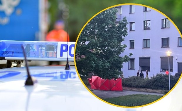 Horror w Warszawie. Wyskoczył z okna, w mieszkaniu były zwłoki