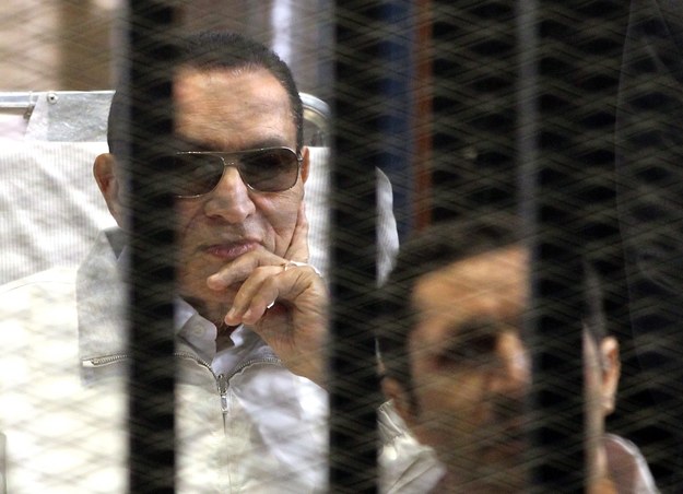 Hosni Mubarak na zdjęciu z kwietnia 2013 roku /KHALED ELFIQI   /PAP/EPA