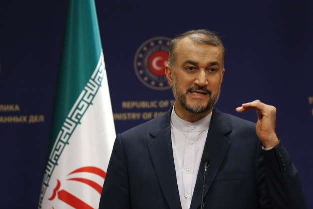 Hossein Amir-Abdollahian, minister spraw zagranicznych Iranu /NECATI SAVAS /PAP/EPA