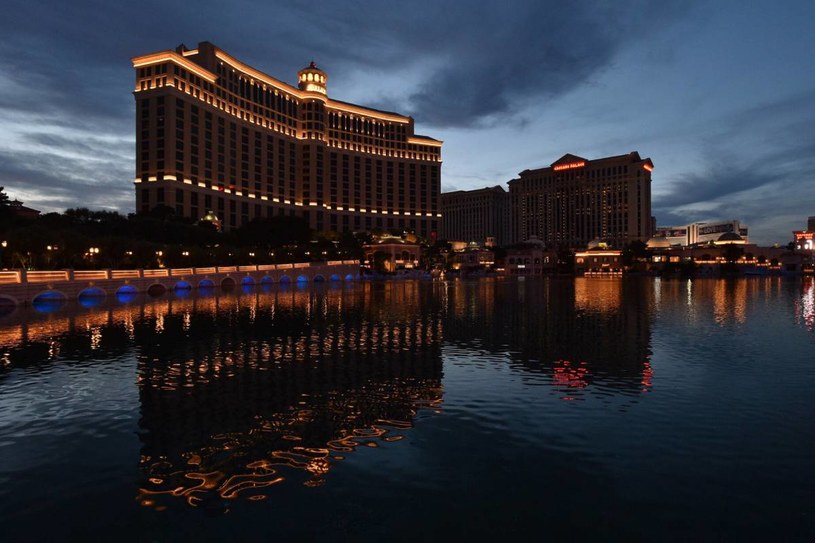 Hotel Bellagio w Las Vegas jest jednym z najdroższych na świecie /David Becker /AFP/East News
