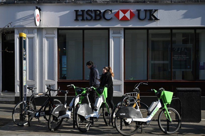 HSBC kupił brytyjską filię upadłego banku Silicon Valley Bank za 1 funta /JUSTIN TALLIS /AFP