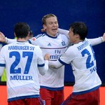 HSV Hamburg - Borussia Moenchengladbach 3-2. Bramka Rudnevsa