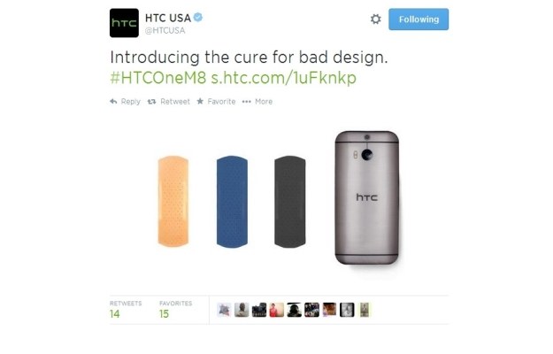 HTC One M8 i plasterki /materiały prasowe