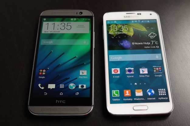 HTC One M8 i Samsung Galaxy S5 /INTERIA.PL