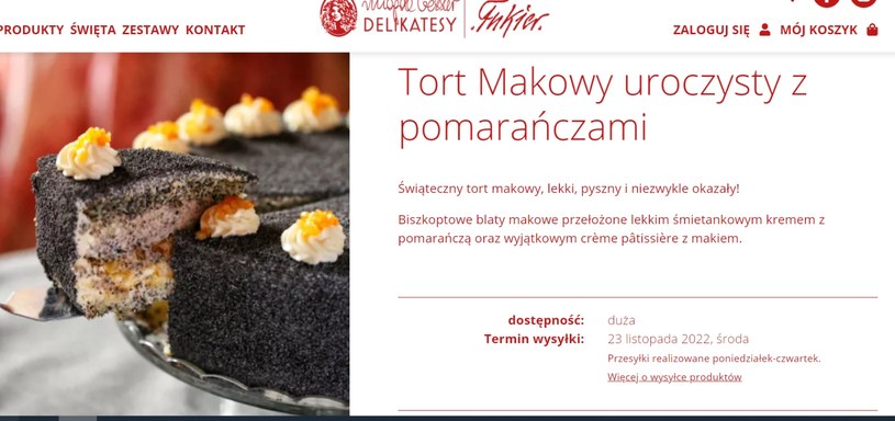 https://delikatesy.ufukiera.pl/tort-makowy,206 /materiał zewnętrzny