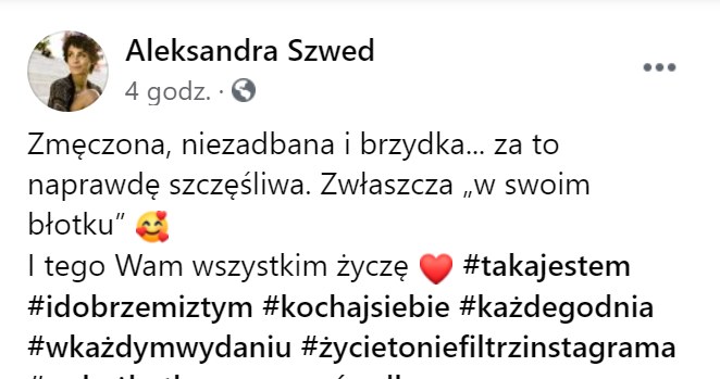 https://www.facebook.com/aleksandraszwed.official /Facebook