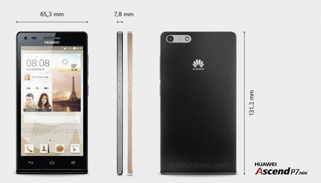 Huawei Ascend P7 mini /materiały prasowe