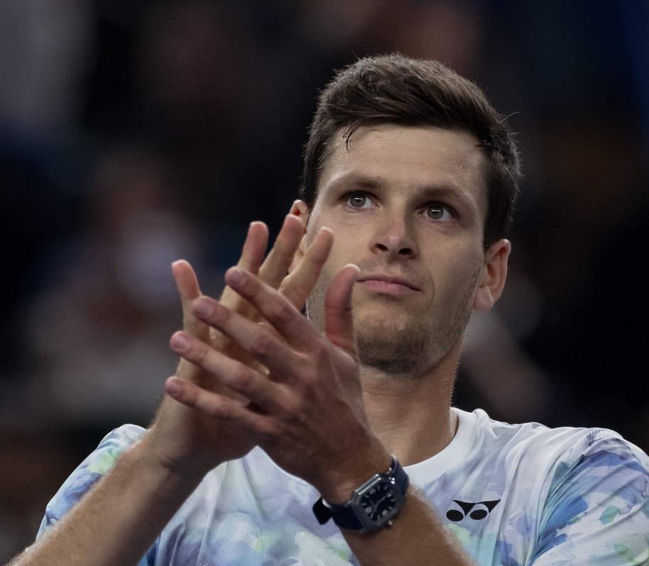 Hubert Hurkacz na turnieju ATP /ALEX PLAVEVSKI /PAP/EPA