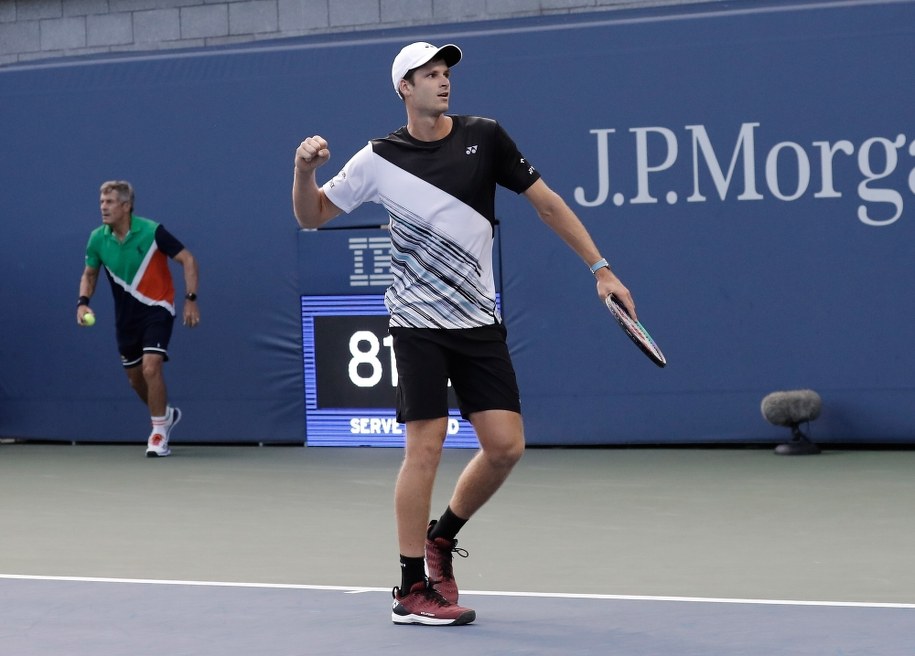 Hubert Hurkacz na US Open /Peter Foley /PAP/EPA