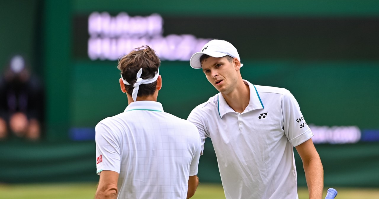 Hubert Hurkacz na Wimbledonie /TPN /Getty Images