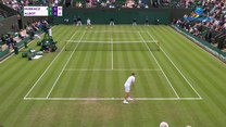 Hubert Hurkacz - najlepsze akcje podczas Wimbledonu 2024. WIDEO