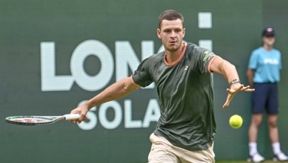 Hubert Hurkacz w ćwierćfinale turnieju w Halle