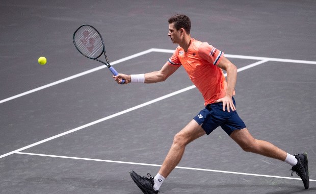 Hubert Hurkacz w dobrej formie przed wylotem na Florydę