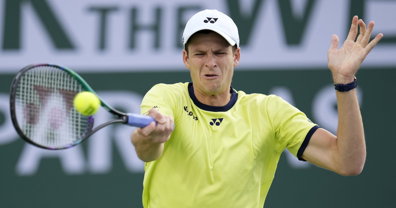 Hubert Hurkacz z awansem do 1/8 finału w Indian Wells entrio.pl