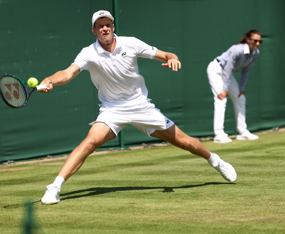 Hubert Hurkacz /Adam Vaughan /PAP/EPA