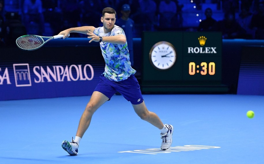 Hubert Hurkacz /ALESSANDRO DI MARCO  /PAP/EPA