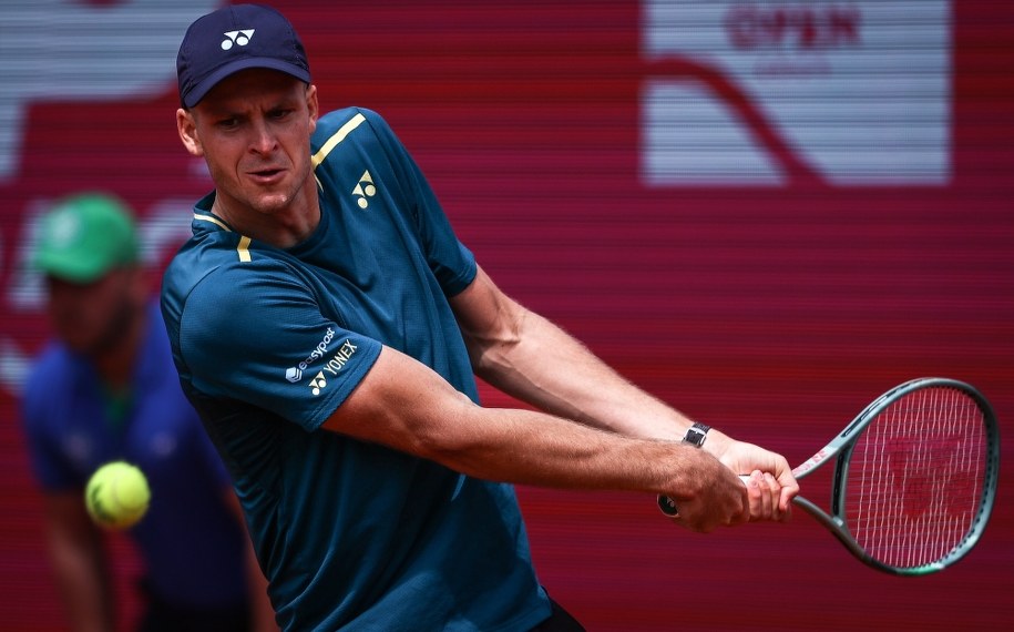 Hubert Hurkacz /RODRIGO ANTUNES /PAP/EPA