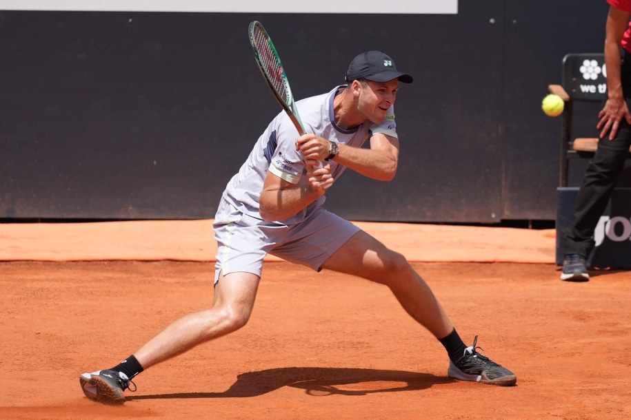 Hubert Hurkacz /	Mattia Vian/IPA Sport / ipa-agen /PAP/PA