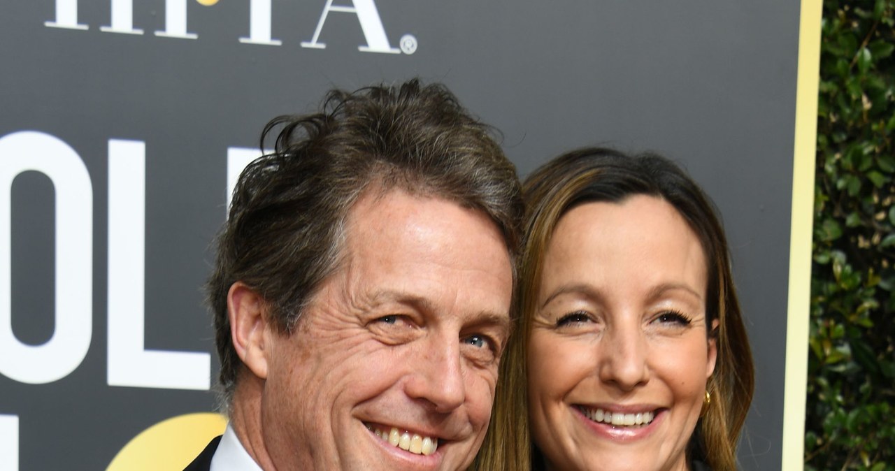 Hugh Grant i Anna Eberstein /AFP