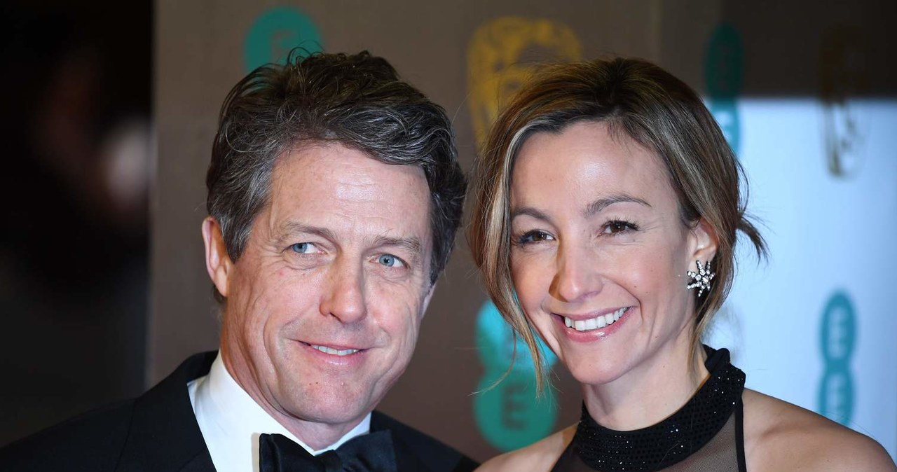 Hugh Grant i Anna Eberstein /AFP