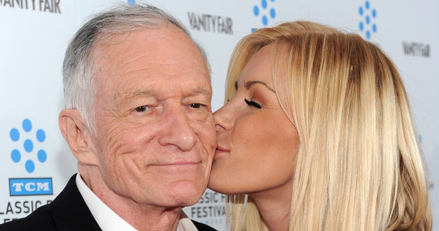 Hugh Hefner i Crystal Harris, fot. Alberto E. Rodriguez &nbsp; /Getty Images/Flash Press Media