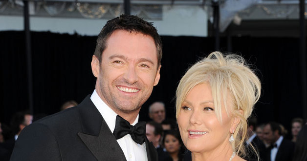 Hugh Jackman i jego żona Deborra. &nbsp; /Jason Merritt /Getty Images