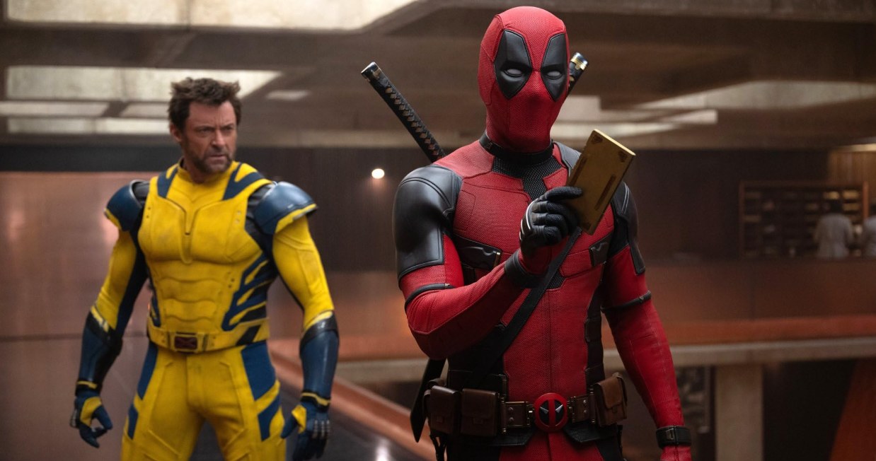 Hugh Jackman i Ryan Reynolds w filmie "Deadpool & Wolverine" /© materiały dystrybutora /materiały prasowe