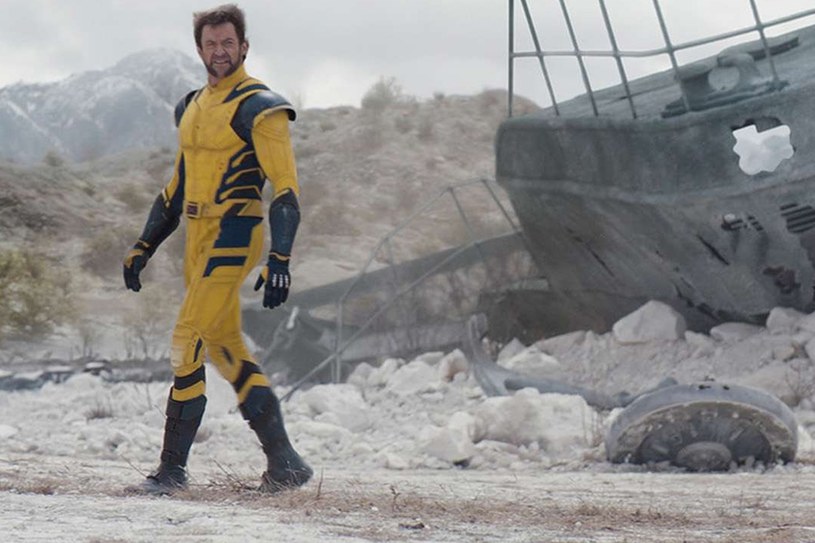 Hugh Jackman w scenie z filmu "Deadpool & Wolverine" /materiały prasowe
