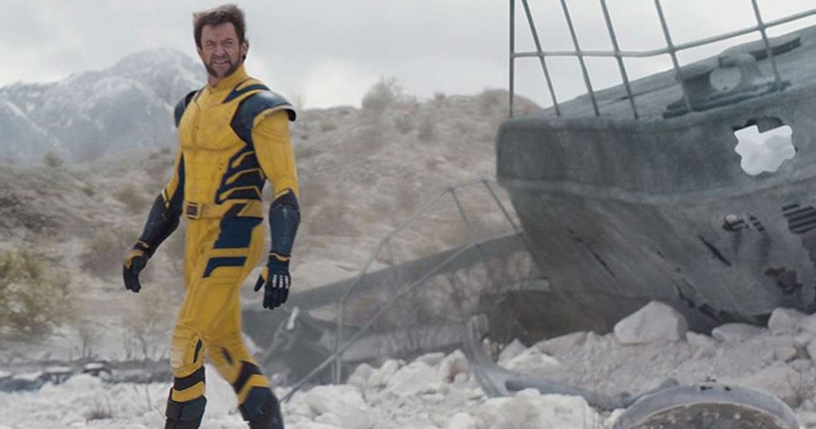 Hugh Jackman w scenie z filmu "Deadpool & Wolverine" /materiały prasowe