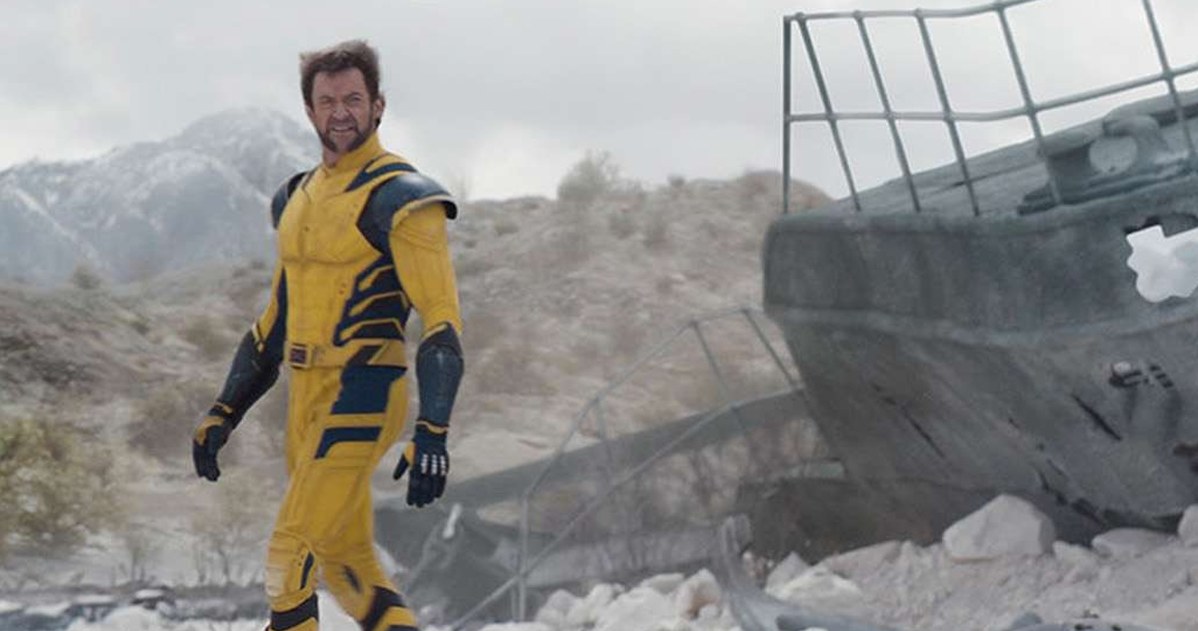 Hugh Jackman w scenie z filmu "Deadpool & Wolverine" /materiały prasowe