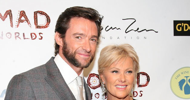 Hugh Jackman z żoną /Astrid Stawiarz /Getty Images