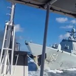 Huk, trzask i duże zniszczenia. Chiński okręt wojenny taranem we własną jednostkę
