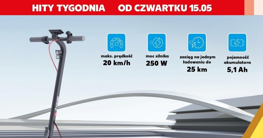 Hulajnoga elektryczna w Kauflandzie /Kaufland /INTERIA.PL