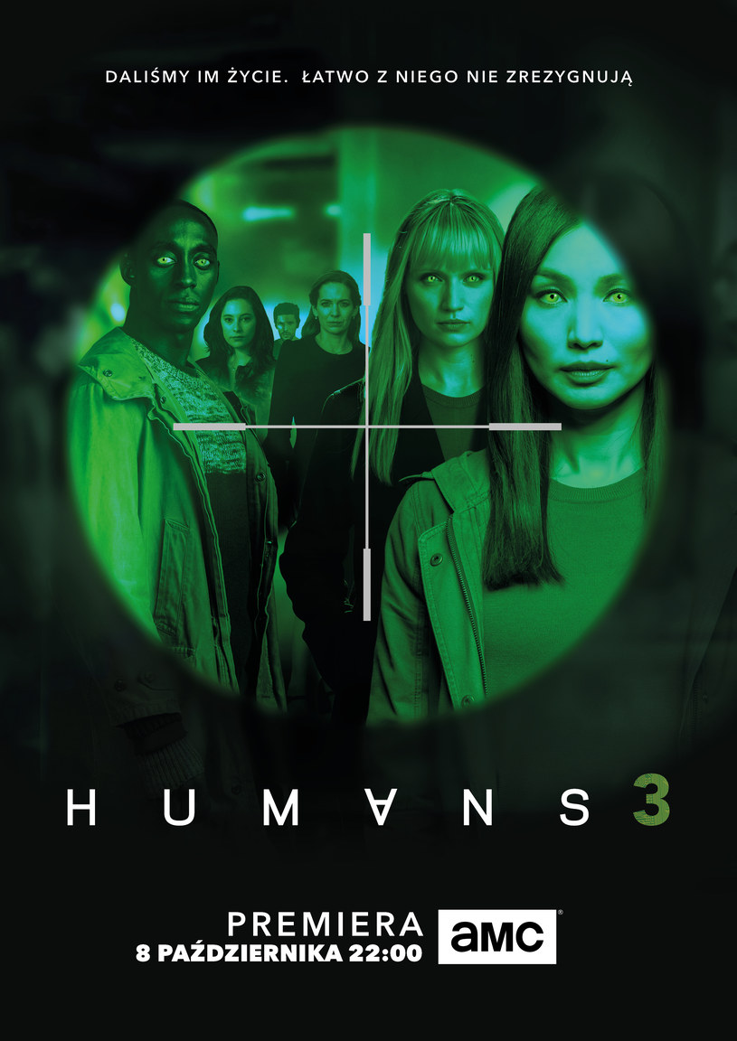 "Humans": Plakat. Sezon trzeci /AMC /materiały prasowe