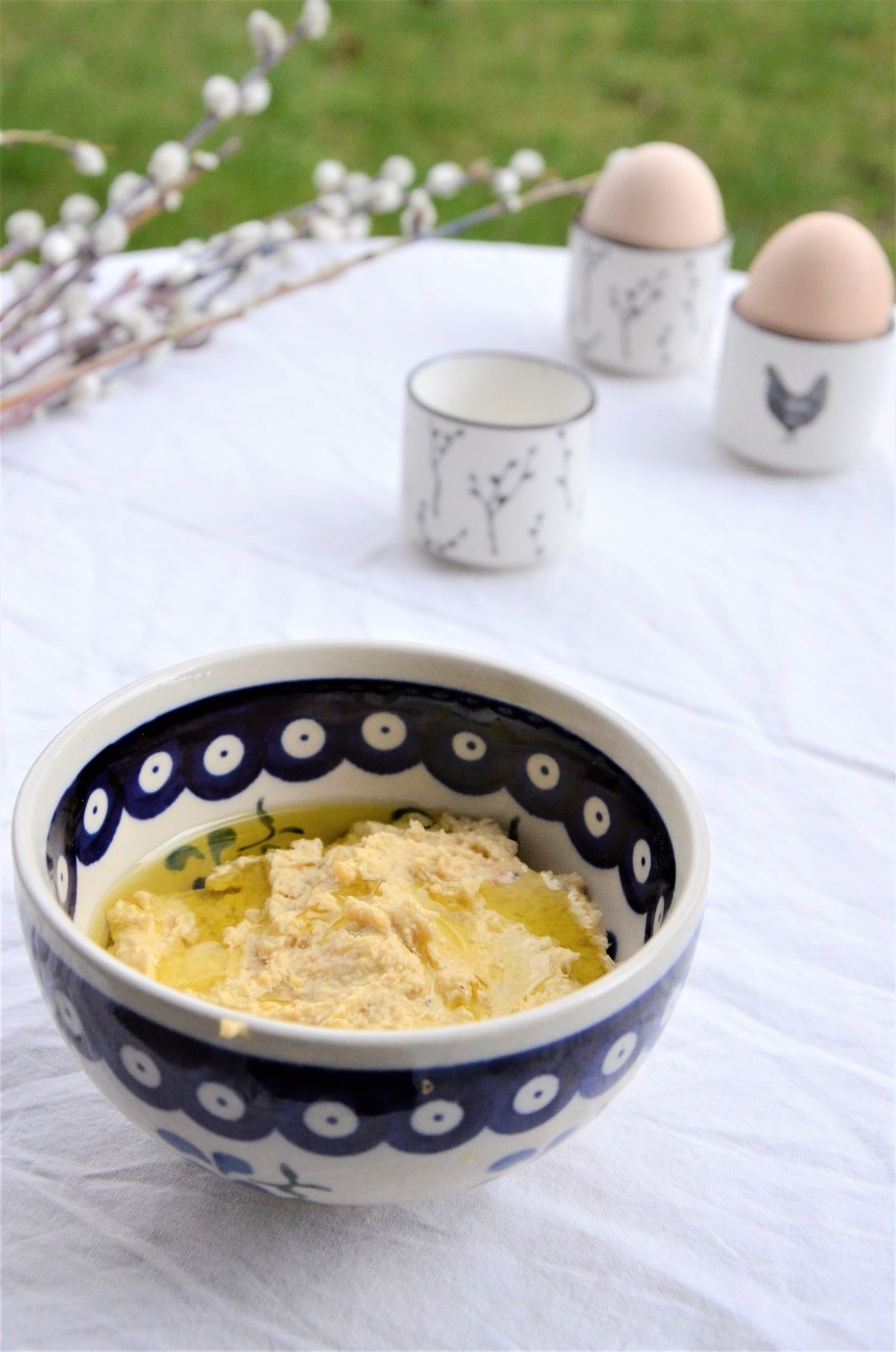 Hummus chrzanowy do jajek /Malwina Zaborowska /RMF FM