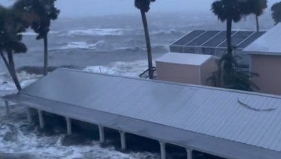Huragan Idalia dotarł na Florydę. Katastrofalna fala [FILMY]