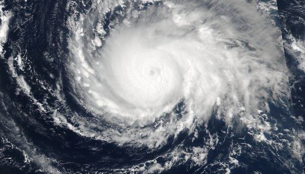 Huragan zbliża się do Florydy /NASA/NOAA SUOMI NPP / HANDOUT /PAP/EPA
