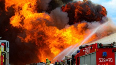 ​Hurtownia spożywcza na Mazowszu stanęła w ogniu