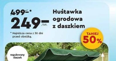 Huśtawka ogrodowa w Biedronce 50% taniej /Biedronka /INTERIA.PL