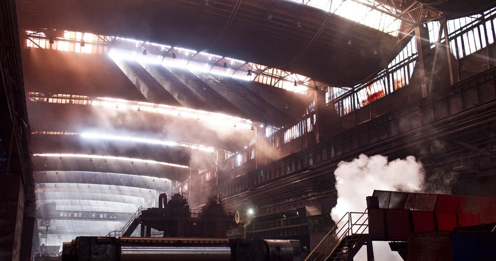 Huta Częstochowa, walcownia blach grubych. Fot. MAREK BARCZYŃSKI /Super Express