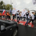 demonstracje Hutnicy i koksownicy wyszli na ulice. Protest w Dąbrowie Górniczej