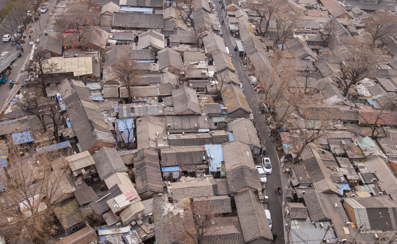 Hutongi tworzą wyjątkowo zwartą zabudowę /South China Morning Post / Contributor /Getty Images