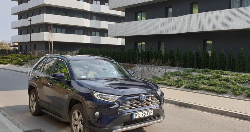 Hybrydowa Toyota RAV4 ma silnik o pojemności 2,5 l, więc nowa akcyza powinna obniżyć cenę między innymi tego modelu /INTERIA.PL