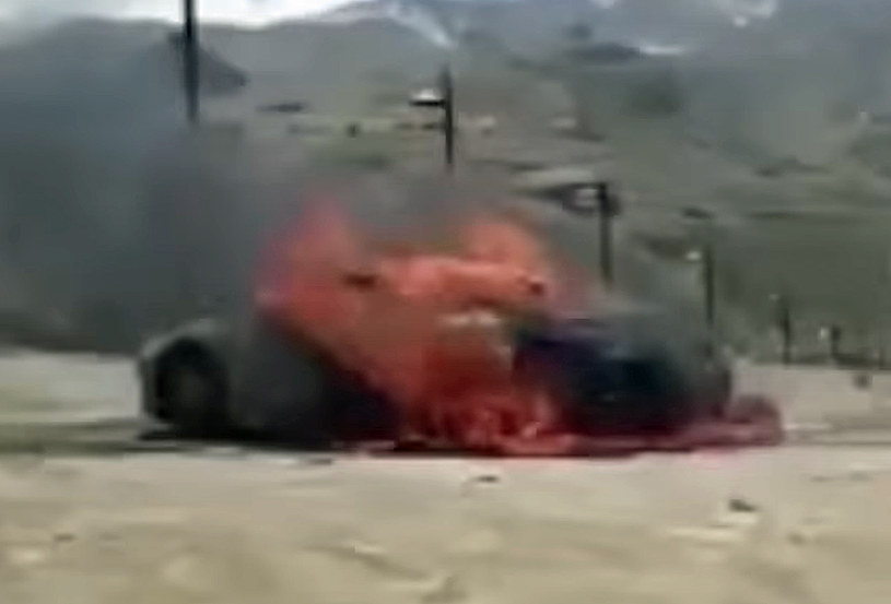 Hybrydowe Corvette spłonęło w trakcie testów / cochespias - Instagram /