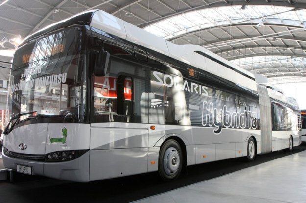 Hybrydowy autobus Solarisa / Fot: Wojciech Traczyk /Agencja SE/East News