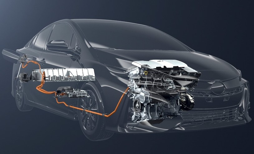 Hybrydowy układ napędowy Toyoty Prius Plug-in Hybrid /Informacja prasowa