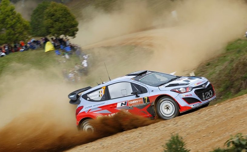 Hyundai i20 WRC na zeszłorocznym Rajdzie Australii /Informacja prasowa