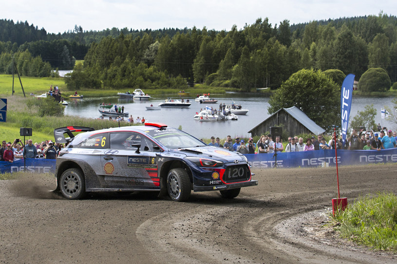 Hyundai i20 WRC na zeszłorocznym Rajdzie Finlandii /Informacja prasowa