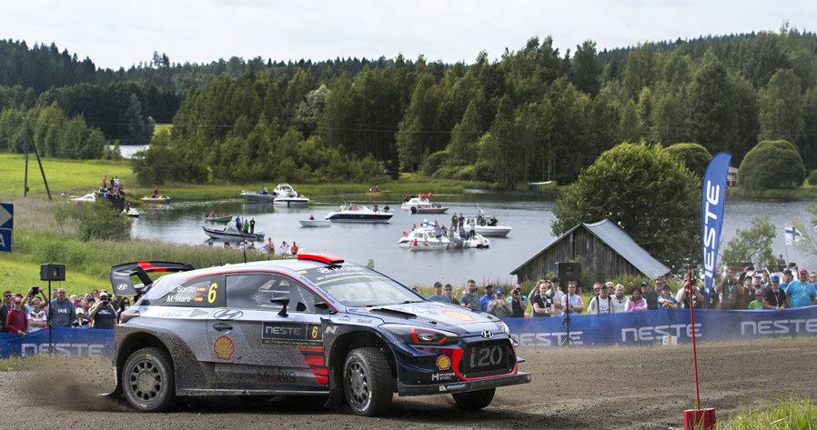 Hyundai i20 WRC na zeszłorocznym Rajdzie Finlandii /Informacja prasowa